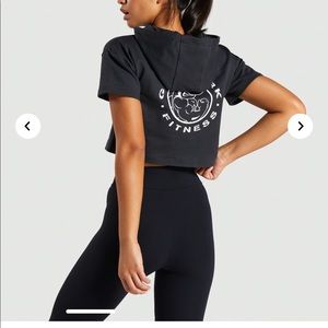 legacy fitness short sleeve hoodie